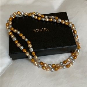 NWT 35” Multicolor Honora Freshwater Pearls